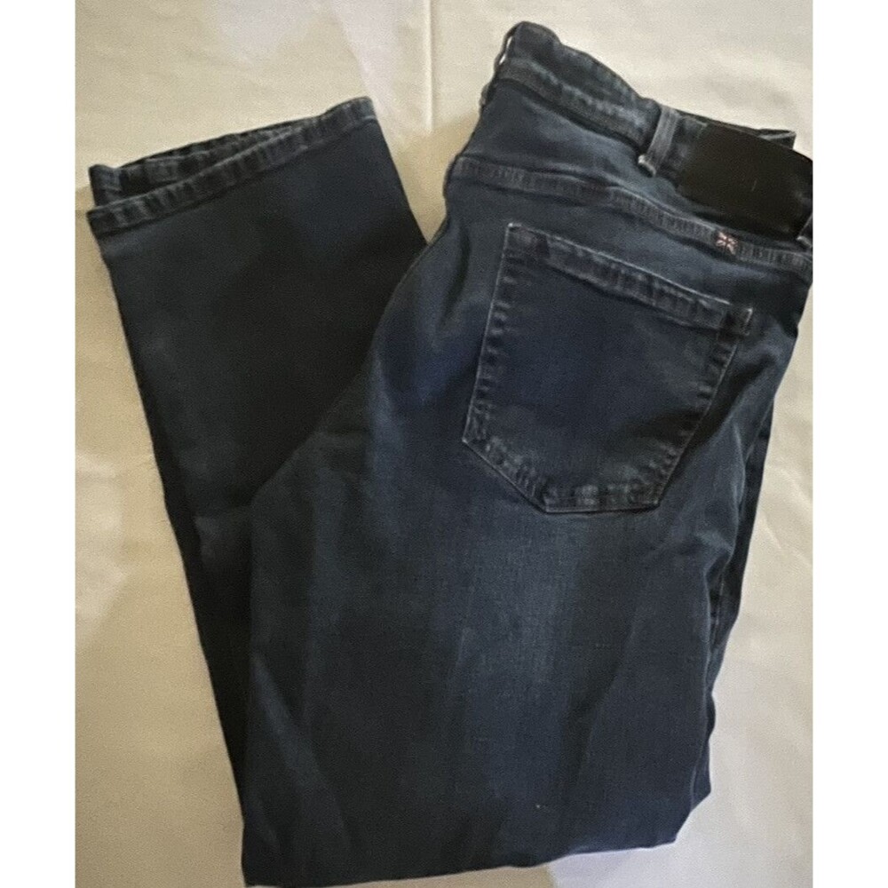 English Laundry Mens Dark Blue Denim Jeans Dover Standard Fit Size 38x31